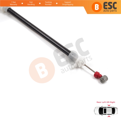 Rear Outer Door Handle Carrier Release Bowden Cable 220 mm For BMW X5 E53 2000-2006 51228243635 51228243636