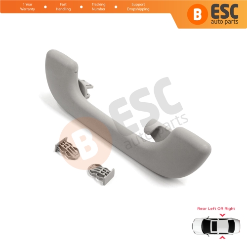 Rear Door Inner Roof Grab Handle Light Gray for Renault Megane 3 4 Scenic 3 Clio 4 Kadjar Captur  Master 3 Movano 739400011R