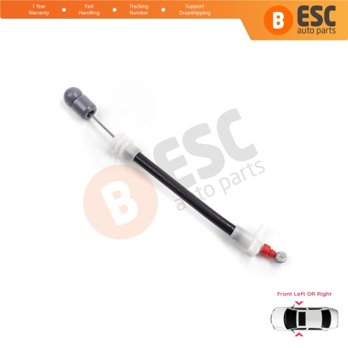 Front Outer Door Handle Carrier Release Bowden Cable 177 mm For BMW X5 E53 2000-2006 51218243615 51218243616