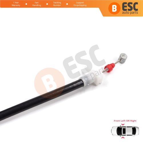 Front Outer Door Handle Carrier Release Bowden Cable 177 mm For BMW X5 E53 2000-2006 51218243615 51218243616