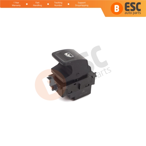 Passenger Door Window Switch Single Control Button 4 Pin for VW Crafter 2 Golf 7 Passat B8 Polo 6 Octavia 4 Superb 3 Leon 3 Ibiza 5 Ateca Audi A1 MK2 5G0959855M