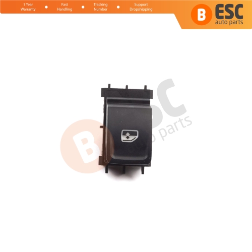 Passenger Door Window Switch Single Control Button 4 Pin for VW Crafter 2 Golf 7 Passat B8 Polo 6 Octavia 4 Superb 3 Leon 3 Ibiza 5 Ateca Audi A1 MK2 5G0959855M