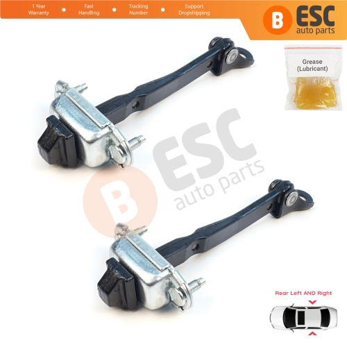 2 Pieces Rear Door Stop Check Assy Limiter Strap for Renault Dacia Jogger RK 2021-On 824316685R