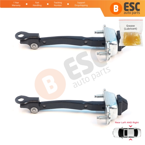 2 Pieces Rear Door Stop Check Assy Limiter Strap for Renault Dacia Jogger RK 2021-On 824316685R