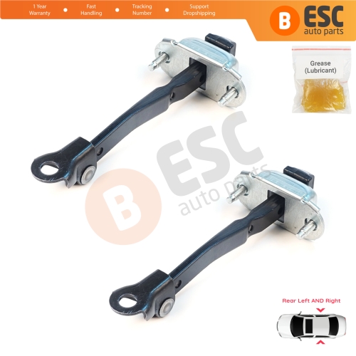 2 Pieces Rear Door Stop Check Assy Limiter Strap for Renault Dacia Jogger RK 2021-On 824316685R