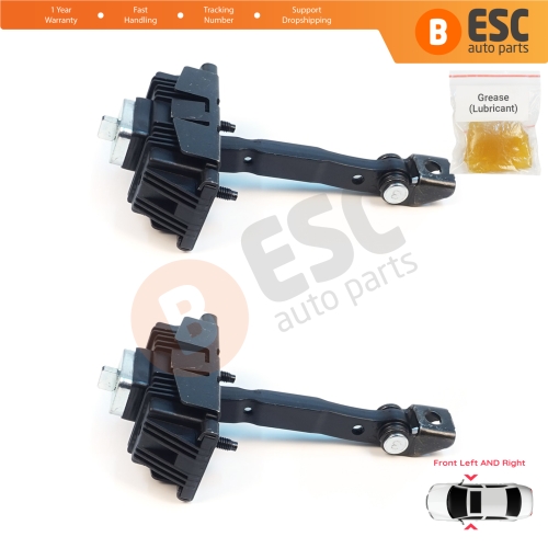 2 Pieces Front Door Stop Check Assy Limiter Strap for Toyota Avensis MK2 T25 2003-2008 6861005040
