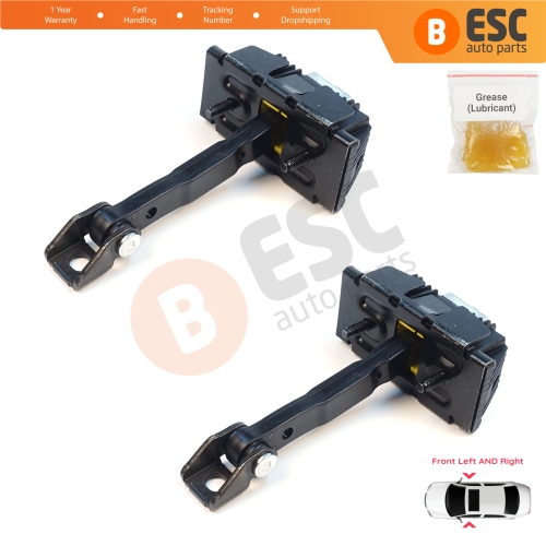 2 Pieces Front Door Stop Check Assy Limiter Strap for Toyota Avensis MK2 T25 2003-2008 6861005040