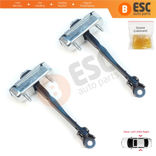 2 Pieces Rear Door Stop Check Assy Limiter Strap for Toyota Avensis MK3 T27 T270 2009-2018 6863005050