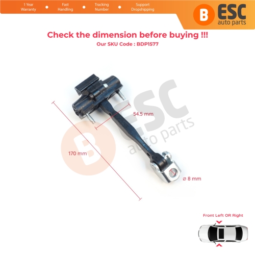 Front Door Stop Check Assy Limiter Strap for Jeep Renegade BU B1 BV 2014-On 51953320