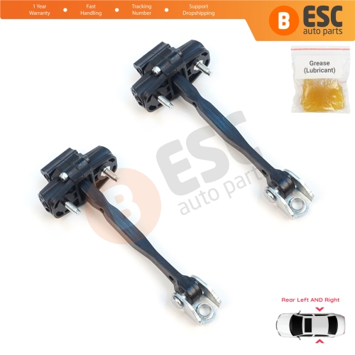 2 Pieces Rear Door Stop Check Assy Limiter Strap for Jeep Renegade BU B1 BV 2014-On 51953322