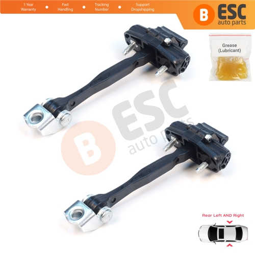 2 Pieces Rear Door Stop Check Assy Limiter Strap for Jeep Renegade BU B1 BV 2014-On 51953322