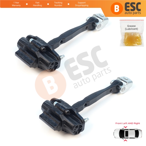 2 Pieces Front Door Stop Check Assy Limiter Strap for Jeep Compass MK2 MP/552 MP M6 MV M7 2017-On 68242951AB