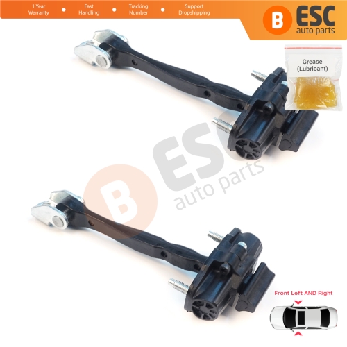 2 Pieces Front Door Stop Check Assy Limiter Strap for Jeep Compass MK2 MP/552 MP M6 MV M7 2017-On 68242951AB
