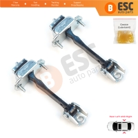2 Pieces Rear Door Hinge Stop Check Strap Limiter for Peugeot 407 6D 6E 2004-2011 4/5-Door 9181K5