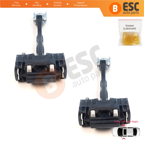 2 Pieces Front Door Hinge Stop Check Strap Limiter for Volvo S80 XC70 S60 MK2 V70 MK3 XC60 V60 MK1 31298466