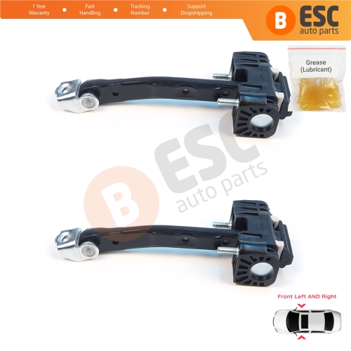 2 Pieces Front Door Hinge Stop Check Strap Limiter for Volvo S80 XC70 S60 MK2 V70 MK3 XC60 V60 MK1 31298466