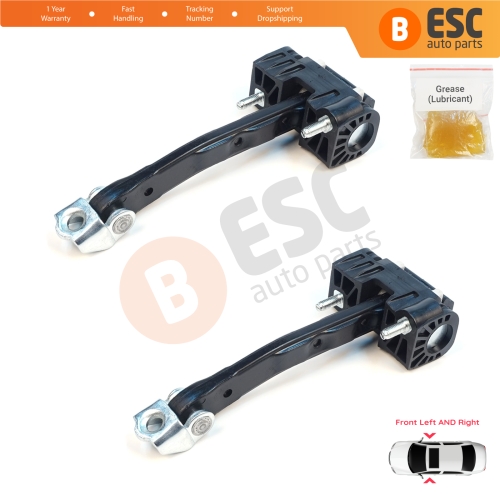 2 Pieces Front Door Hinge Stop Check Strap Limiter for Volvo S80 XC70 S60 MK2 V70 MK3 XC60 V60 MK1 31298466