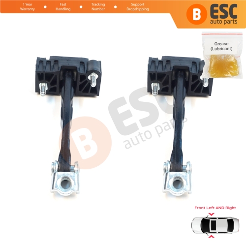 2 Pieces Front Door Hinge Stop Check Strap Limiter for Volvo S80 XC70 S60 MK2 V70 MK3 XC60 V60 MK1 31298466