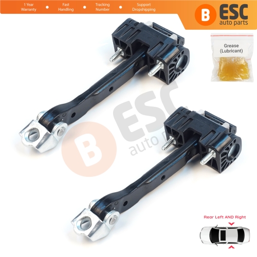 2 Pieces Rear Door Hinge Stop Check Strap Limiter for Volvo S80 XC70 S60 MK2 V70 MK3 XC60 V60 MK1 31298467