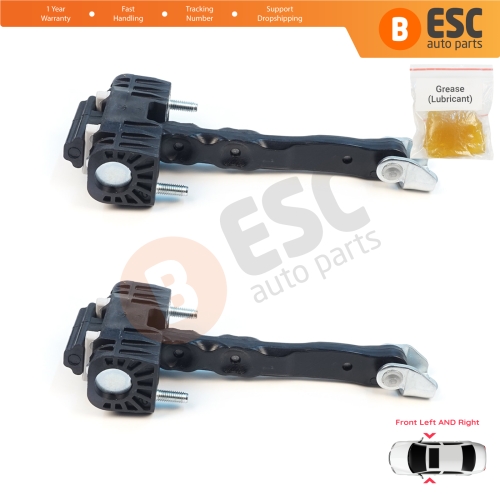 2 Pieces Front Door Hinge Stop Check Strap Limiter for Volvo S40 MK2 544 V50 545 C30 533 31217750