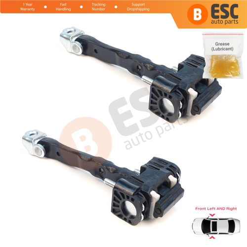 2 Pieces Front Door Hinge Stop Check Strap Limiter for Volvo S40 MK2 544 V50 545 C30 533 31217750