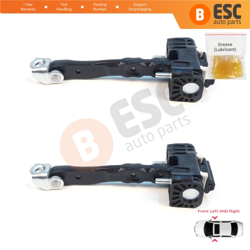 2 Pieces Front Door Hinge Stop Check Strap Limiter for Volvo S40 MK2 544 V50 545 C30 533 31217750