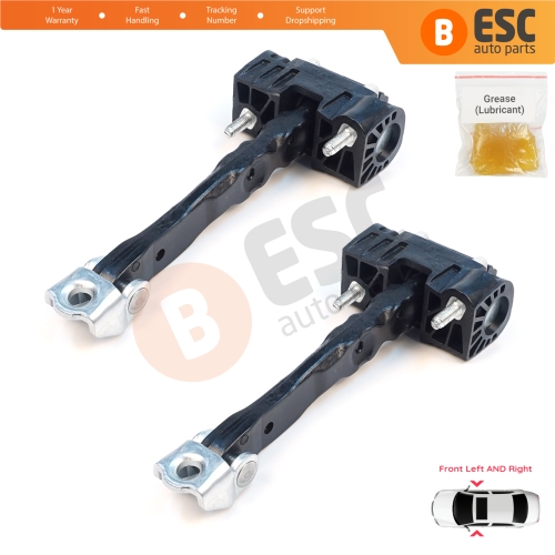 2 Pieces Front Door Hinge Stop Check Strap Limiter for Volvo S40 MK2 544 V50 545 C30 533 31217750