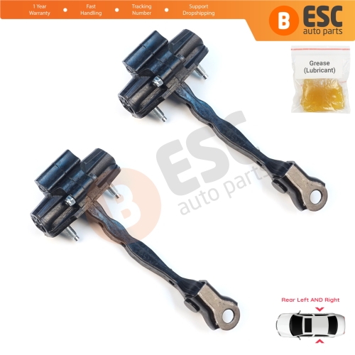 2 Pieces Rear Door Hinge Stop Check Strap Limiter for Tesla Model 3 5YJ3 2017-2023 108950900B