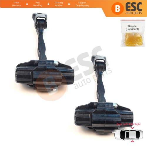 2 Pieces Rear Door Hinge Stop Check Strap Limiter for Tesla Model 3 5YJ3 2017-2023 108950900B