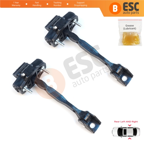 2 Pieces Rear Door Hinge Stop Check Assy Limiter Strap for Mercedes A Class W177 B Class W247 A1777306400