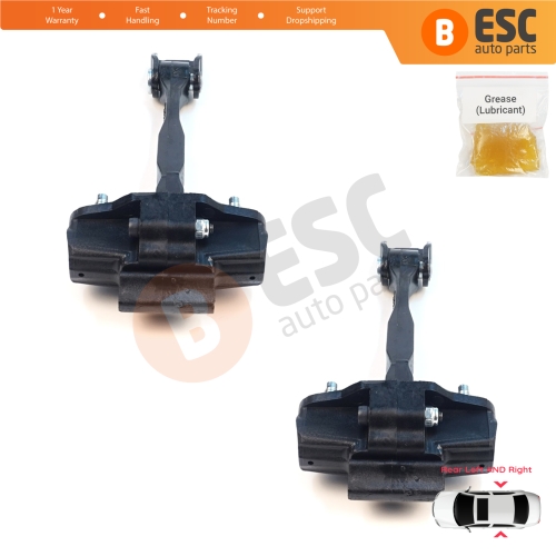 2 Pieces Rear Door Hinge Stop Check Assy Limiter Strap for Mercedes A Class W177 B Class W247 A1777306400