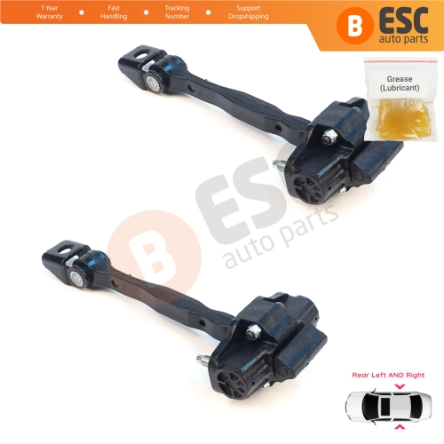 2 Pieces Rear Door Hinge Stop Check Assy Limiter Strap for Mercedes A Class W177 B Class W247 A1777306400