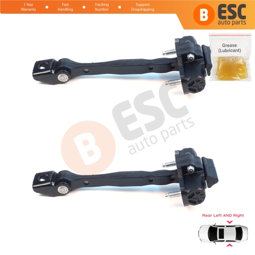 2 Pieces Rear Door Hinge Stop Check Assy Limiter Strap for Mercedes A Class W177 B Class W247 A1777306400
