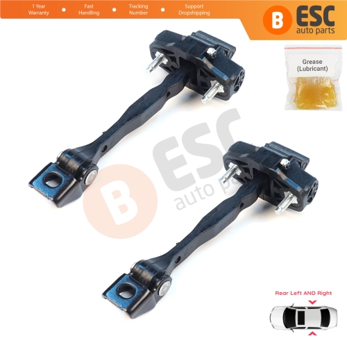 2 Pieces Rear Door Hinge Stop Check Assy Limiter Strap for Mercedes A Class W177 B Class W247 A1777306400