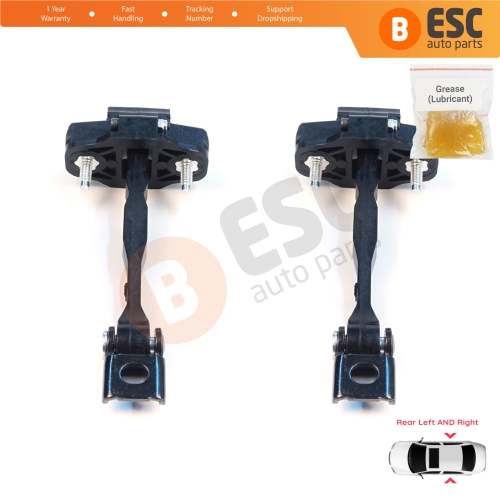 2 Pieces Rear Door Hinge Stop Check Assy Limiter Strap for Mercedes A Class W177 B Class W247 A1777306400