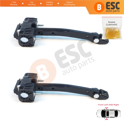 2 Pieces Front Door Hinge Stop Check Assy Limiter Strap for Mercedes C Class W206 S206 2021-On A2067209901