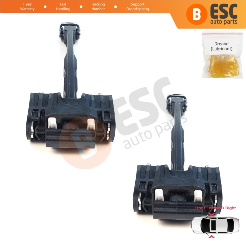 2 Pieces Front Door Hinge Stop Check Assy Limiter Strap for Mercedes C Class W206 S206 2021-On A2067209901