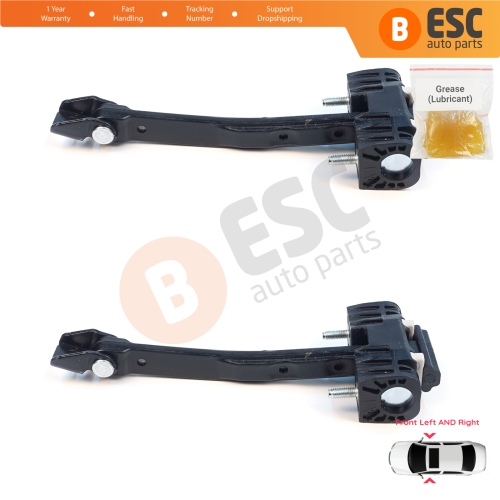 2 Pieces Front Door Hinge Stop Check Assy Limiter Strap for Mercedes C Class W206 S206 2021-On A2067209901