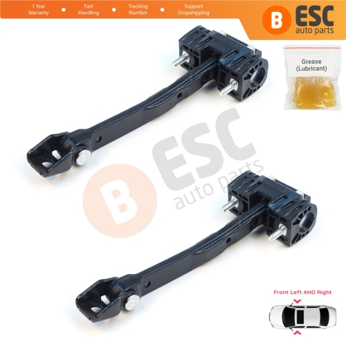 2 Pieces Front Door Hinge Stop Check Assy Limiter Strap for Mercedes C Class W206 S206 2021-On A2067209901