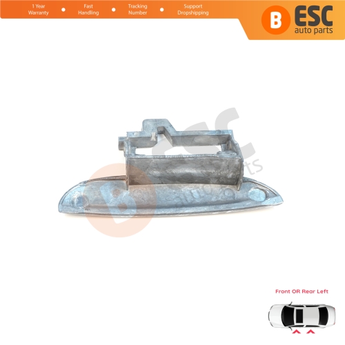 Front or Rear Left Door Exterior Metal Handle For BMW 5 Series E39 1996-2003 4/5 Door Sedan Touring 51218245461 51218200663