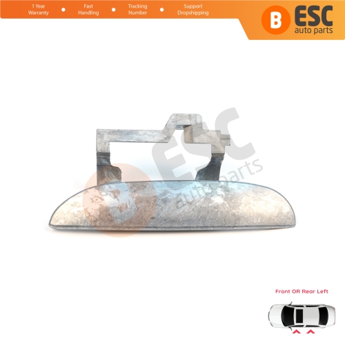 Front or Rear Left Door Exterior Metal Handle For BMW 5 Series E39 1996-2003 4/5 Door Sedan Touring 51218245461 51218200663