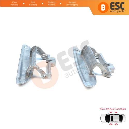 Front or Rear Left Right Door Exterior Metal Handle For BMW 5 Series E39 1996-2003 4/5 Door Sedan Touring 51218245461 51218245462