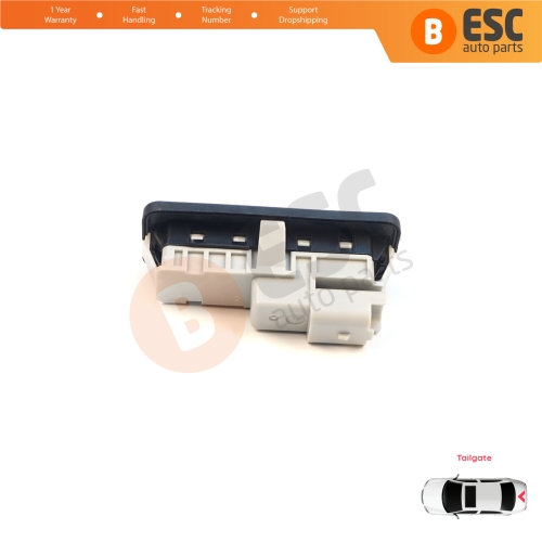 Rear Tailgate Lock Release Button for Renault Megane Scenic MK4 Clio 5 Captur 2 Twingo 3 Duster 2 Sandero Logan 2 3 906069264R