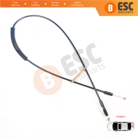 Tailgate Door Lock Handle Latch Bowden Long Cable for Renault Kangoo MK1 KC Express FC Nissan Kubistar X76 7700303592