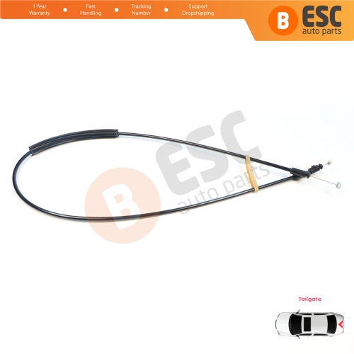 Tailgate Door Lock Handle Latch Bowden Long Cable for Renault Kangoo MK1 KC Express FC Nissan Kubistar X76 7700303592