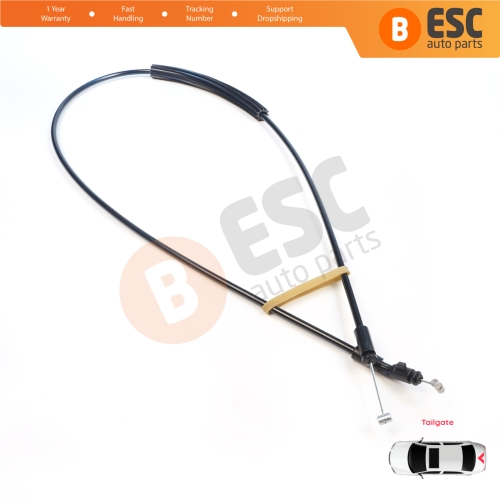 Tailgate Door Lock Handle Latch Bowden Long Cable for Renault Kangoo MK1 KC Express FC Nissan Kubistar X76 7700303592