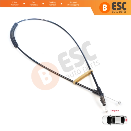 Tailgate Door Lock Handle Latch Bowden Long Cable for Renault Kangoo MK1 KC Express FC Nissan Kubistar X76 7700303592