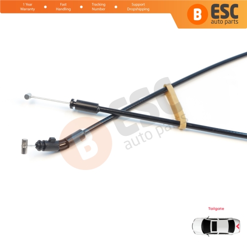 Tailgate Door Lock Handle Latch Bowden Long Cable for Renault Kangoo MK1 KC Express FC Nissan Kubistar X76 7700303592