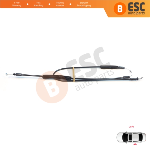 Left Side Sliding Door Outer Lock Release Cable for Fiat Doblo MK2 263 Opel Combo 51892698