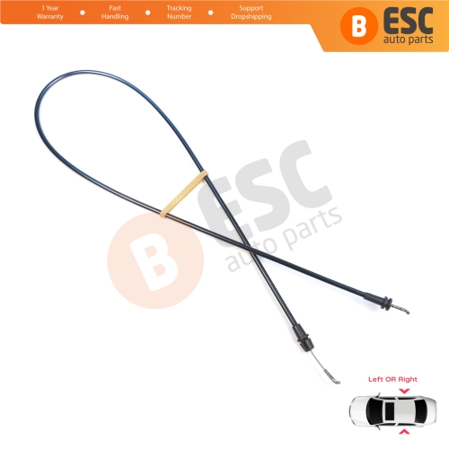 Side Sliding Door Lock Release Cable for VW Transporter T5 T5.1 T6 Carevelle Multivan 2009-2024 7E0843653 7E0843654